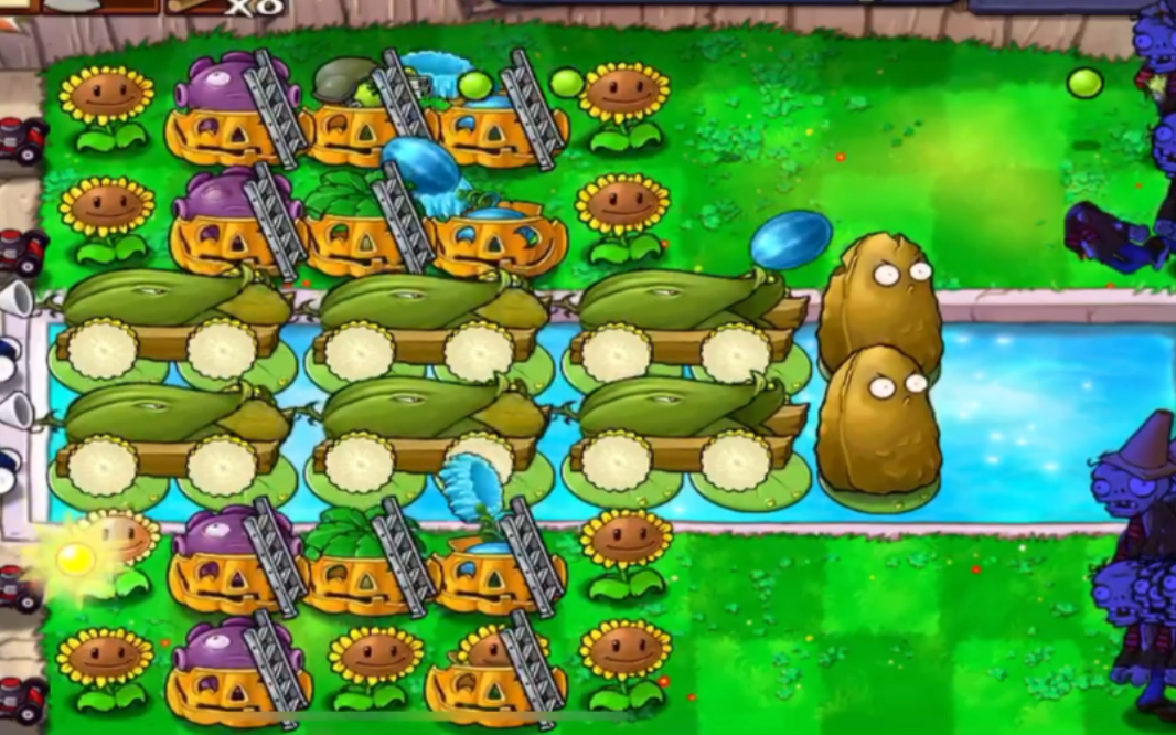 植物大战僵尸坚不可摧黑夜怎么过