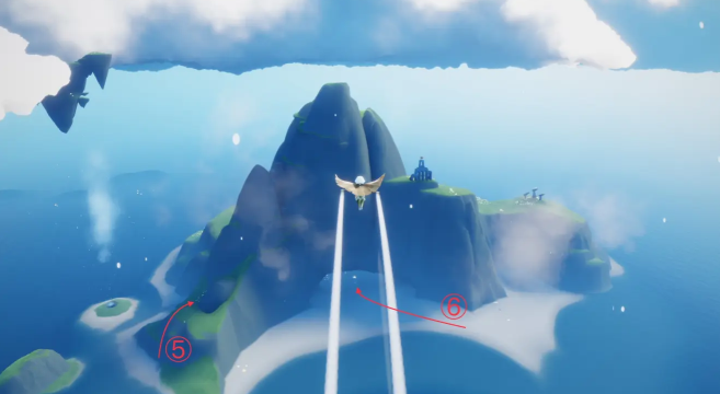 光遇怎么让贝壳炸飞自己