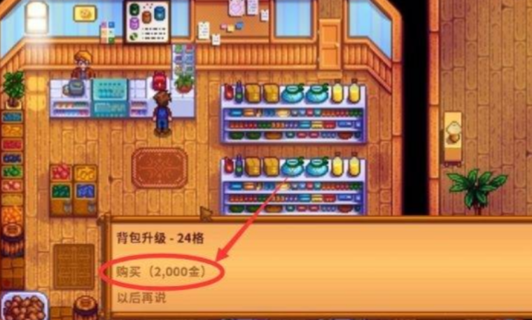 星露谷物语中背包如何扩容