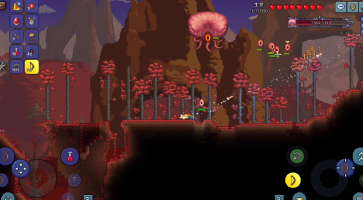 泰拉瑞亚血腥史莱姆在哪