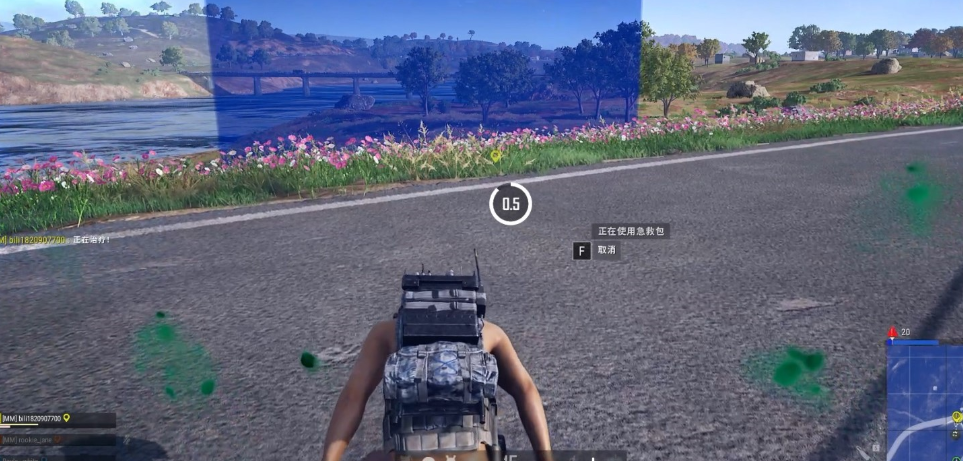 绝地求生怎么奔跑打药