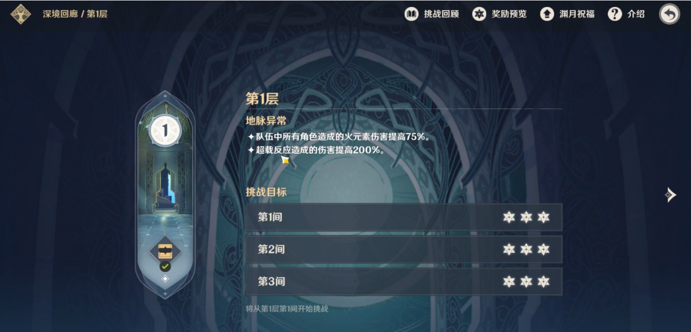 原神深境挑战怎么过去