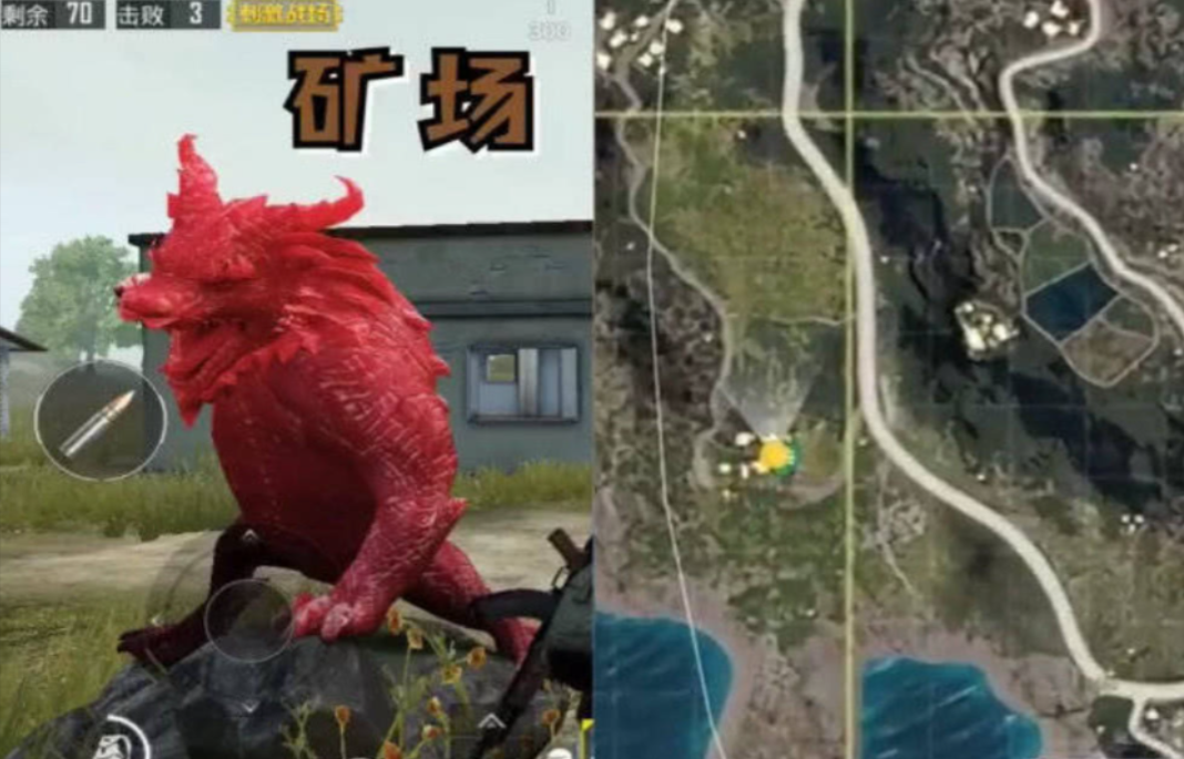 绝地求生刺激战场庄园年兽在哪里