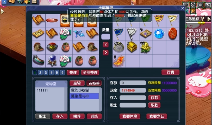 梦幻西游做房子给什么宠物