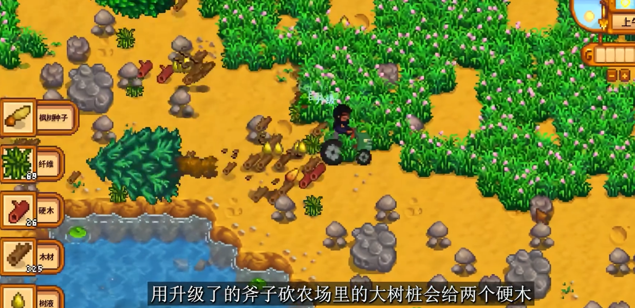 星露谷物语哪里可以获得硬木