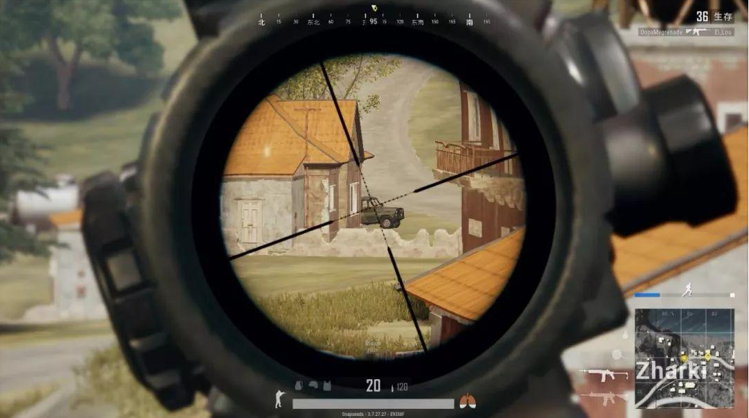 绝地求生狙怎么拉进