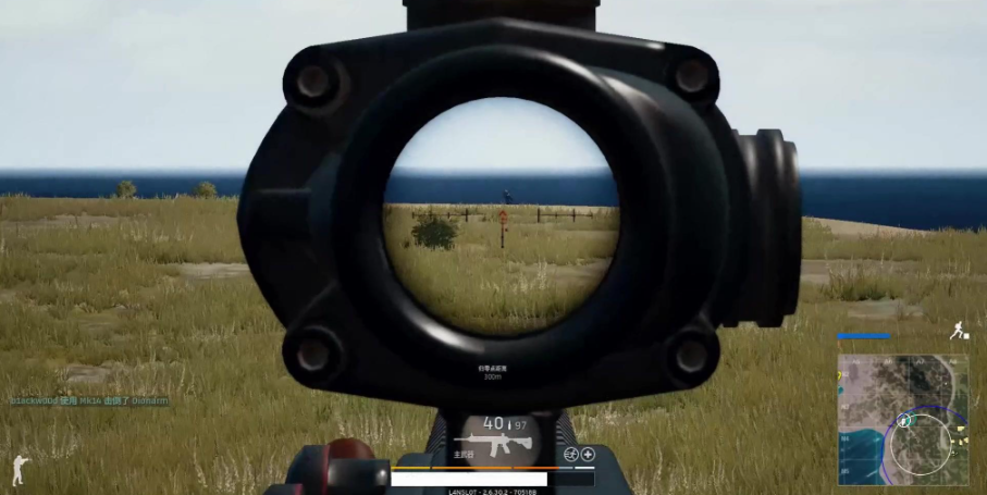 绝地求生狙怎么拉进