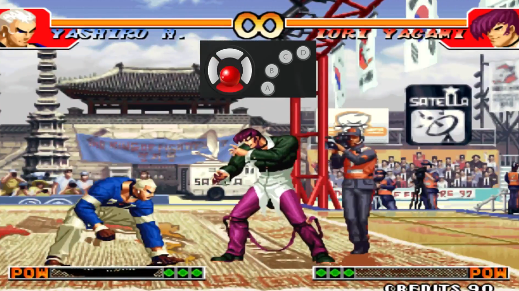 拳皇97能量闪避怎么放