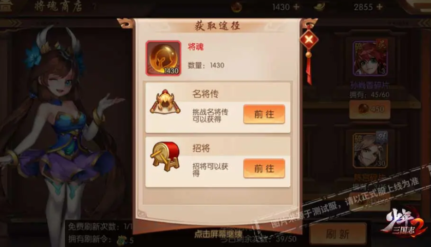 少年三国志2将魂买什么用