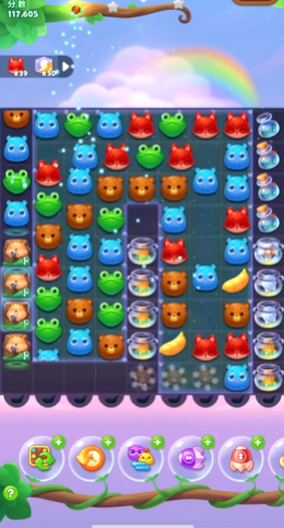 开心消消乐积分怎么才能涨的快