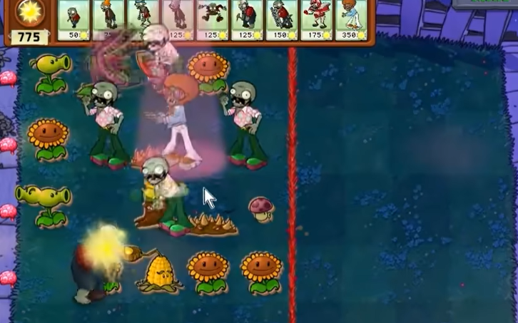 植物大战僵尸僵尸打植物怎么开