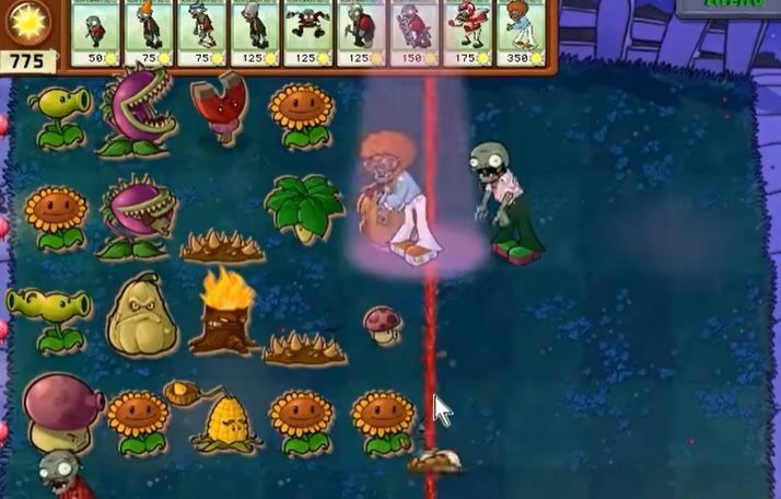 植物大战僵尸僵尸打植物怎么开