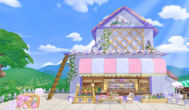 摩尔庄园外院怎么搭二层