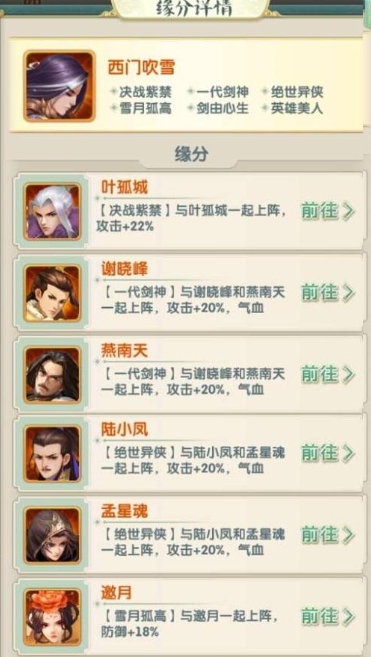 大掌门2缘分有什么用