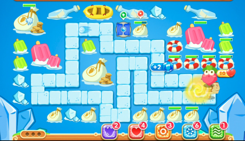 保卫萝卜攻略44关怎么过