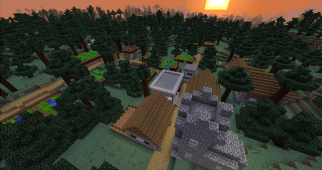 我的世界如何快速寻找村庄