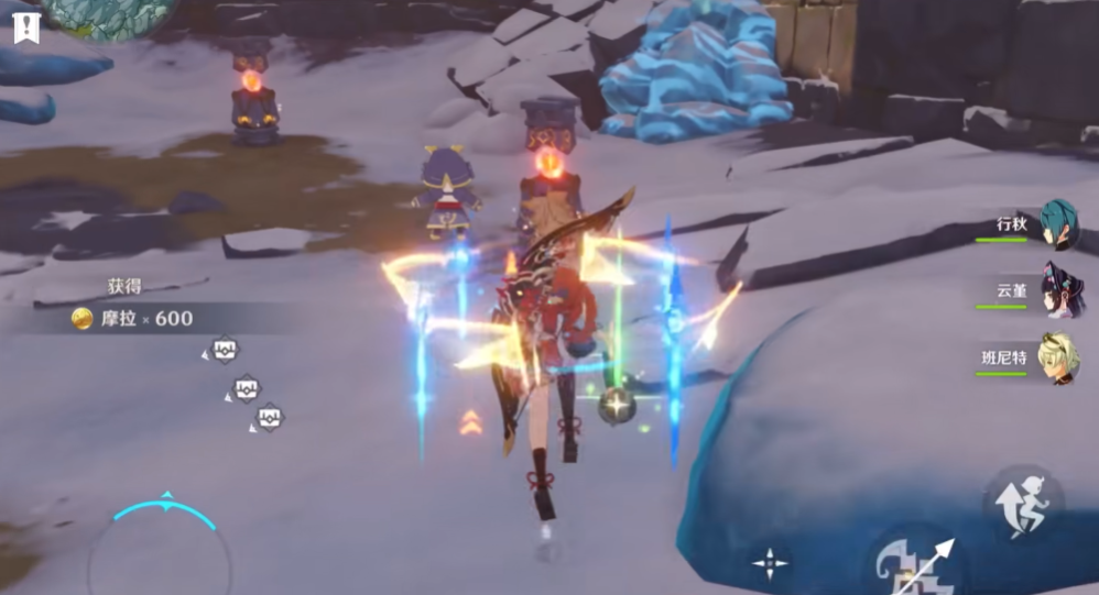 原神雪地3个精灵如何点燃石柱 原神雪地3个精灵如何点燃石柱