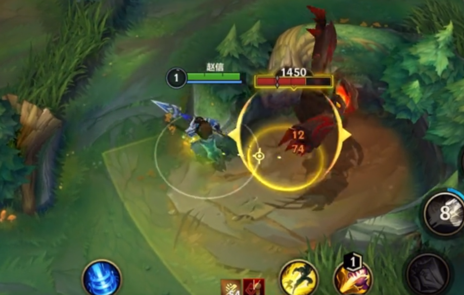 英雄联盟手游赵信走哪个位置