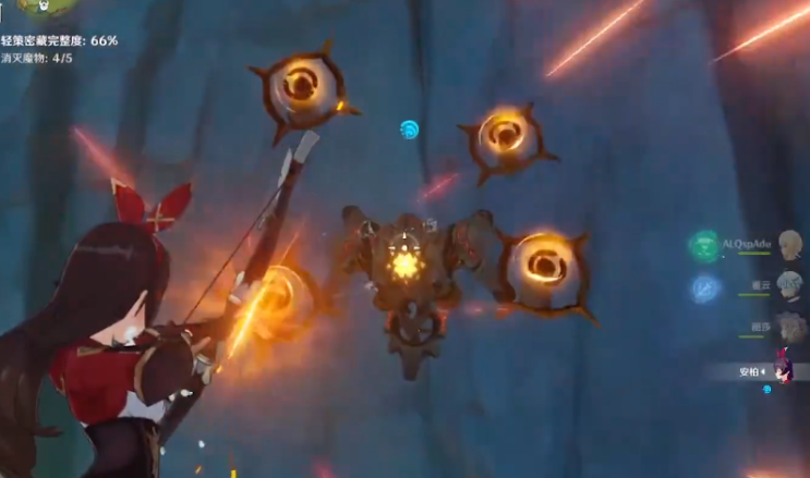 原神追击飞鸦瀑布怎么过