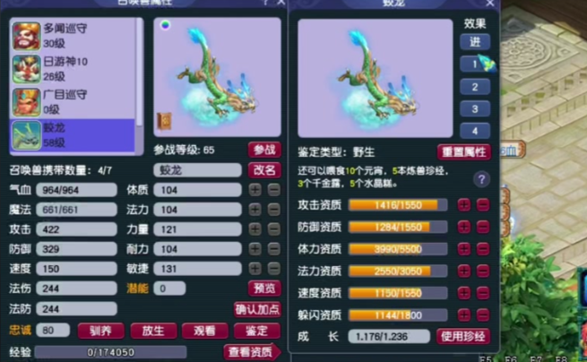 梦幻西游血攻宝宝洗什么特性