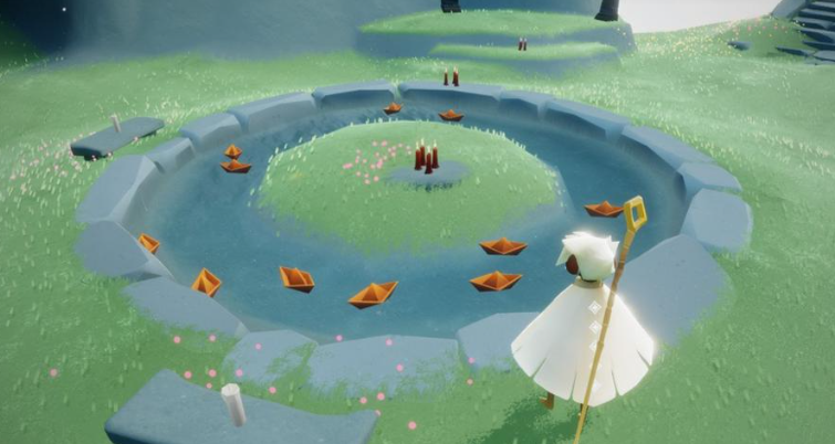 光遇在哪里放纸船