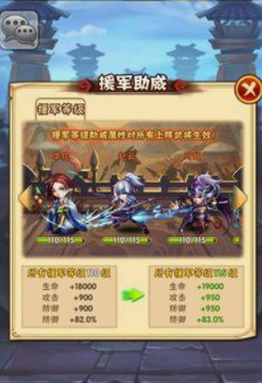 少年三国志援军助阵放什么