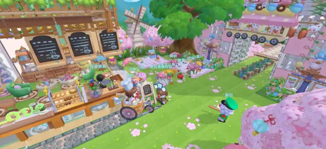 摩尔庄园小镇的建筑怎么用