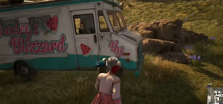 绝地求生怎么开爆胎的车