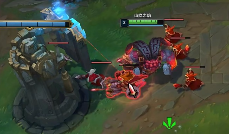 英雄联盟如何补塔刀