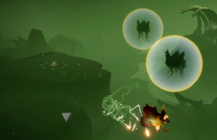 光遇怎么旋转躲龙