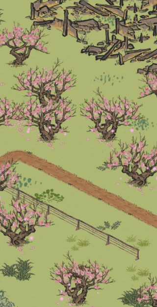 江南百景图桃树建筑在哪