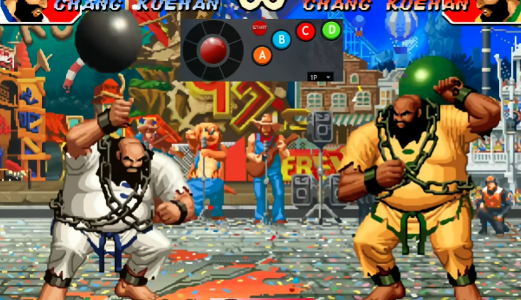 拳皇97大猪怎么打摇摇乐