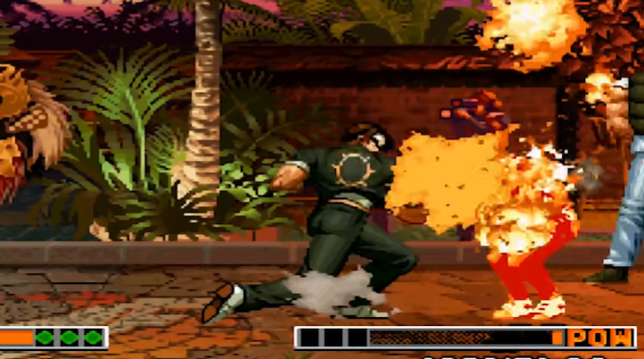 拳皇97草稚京怎么发地波