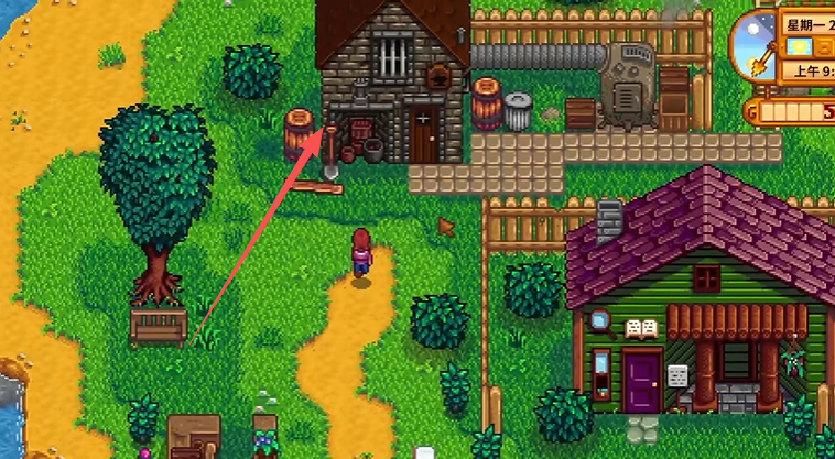 星露谷物语铁匠铺在哪