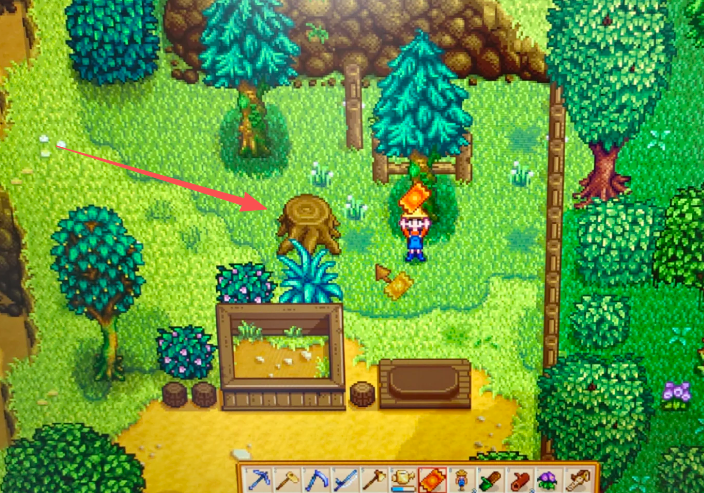 星露谷物语如何快速获得硬木