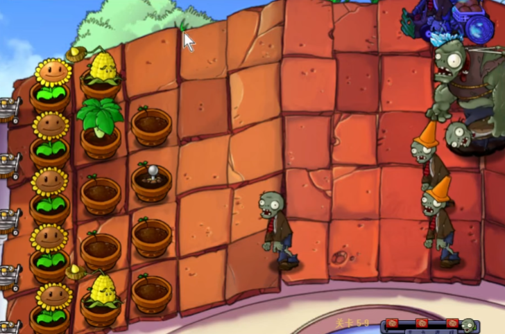 植物大战僵尸95版5-9关怎么过 植物大战僵尸95版5-9关怎么过