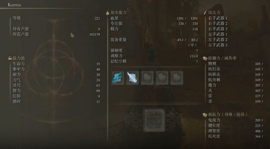 艾尔登法环法师怎么加点