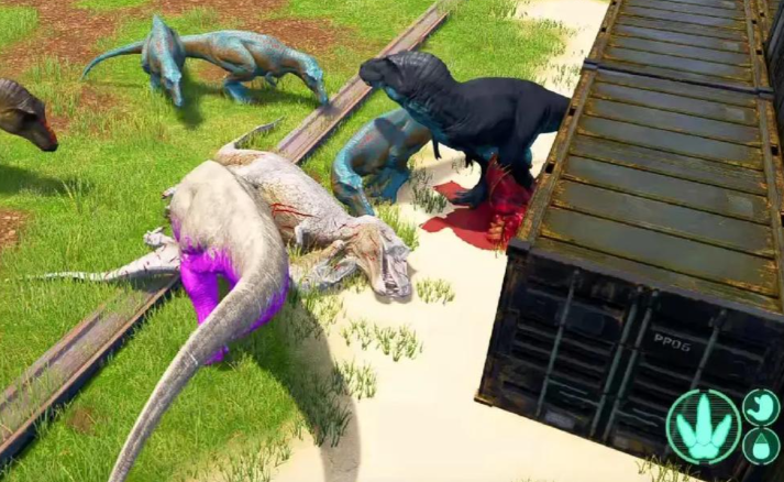 恐龙岛怎么吃肉的