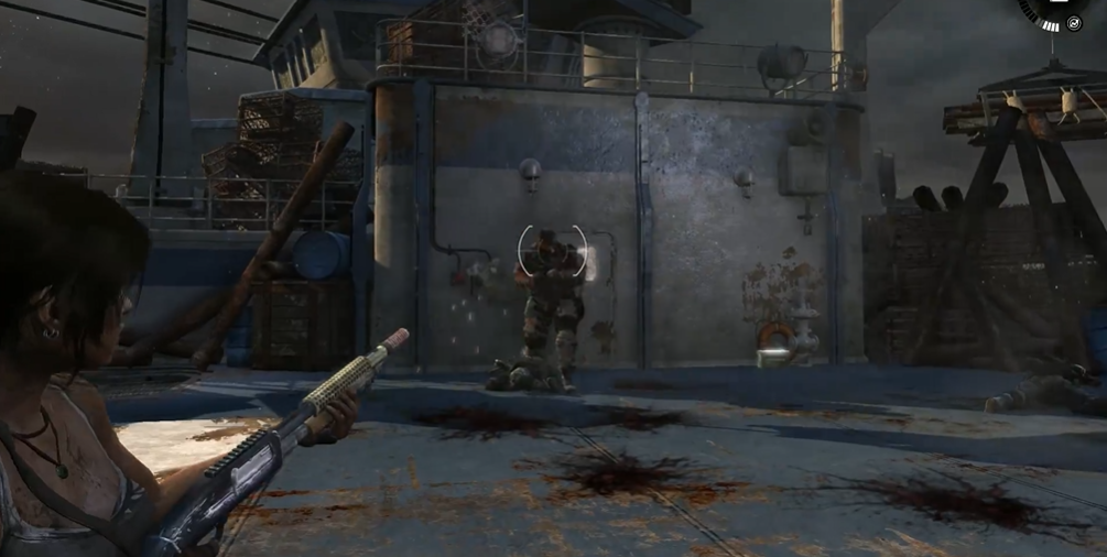 古墓丽影9轮船钢铁男怎么过