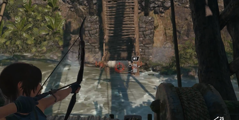 古墓丽影桥怎么过去