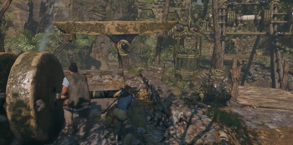 古墓丽影暗影过桥怎么过