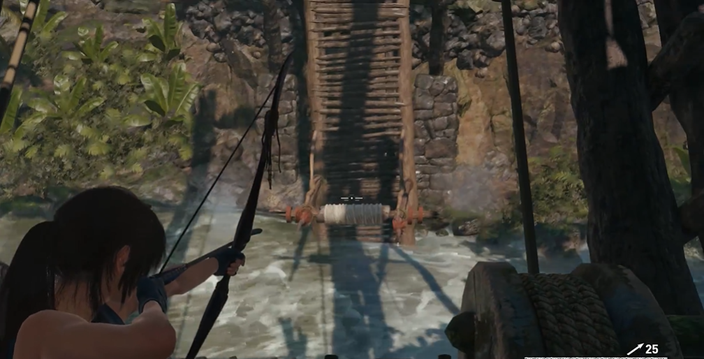 古墓丽影暗影过桥怎么过