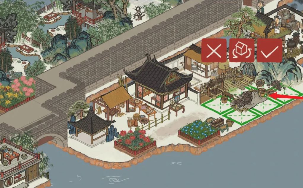 江南百景图桃花树换什么